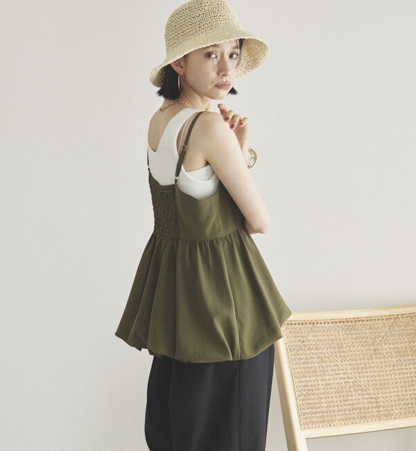 Doux archives「バルーンビスチェ」|シャツ・ブラウス|KHAKI