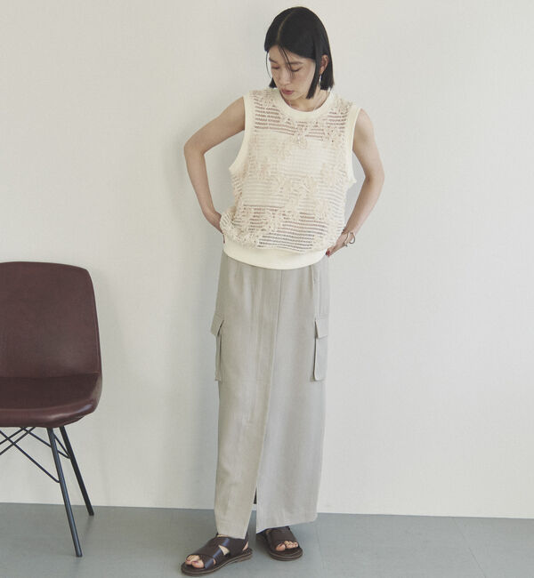 Doux archives「サテンカーゴタイトスカート」|スカート|