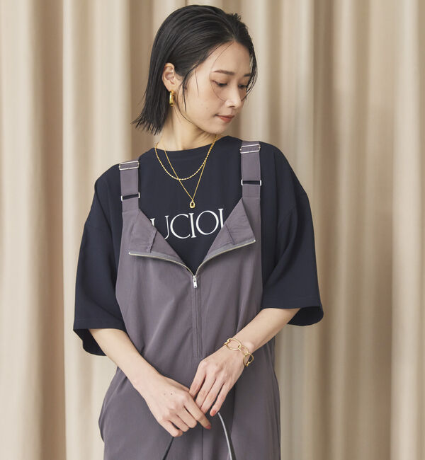 Doux archives「ＵＶ・接触冷感ウォッシャブルフロントＺＩＰジャンスカ」|ジャンパースカート|