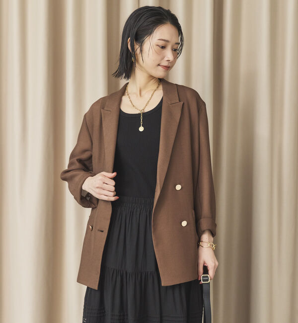 Doux archives「&rsquo;テレコタンクトップ&rsquo;」|タンクトップ|BLACK