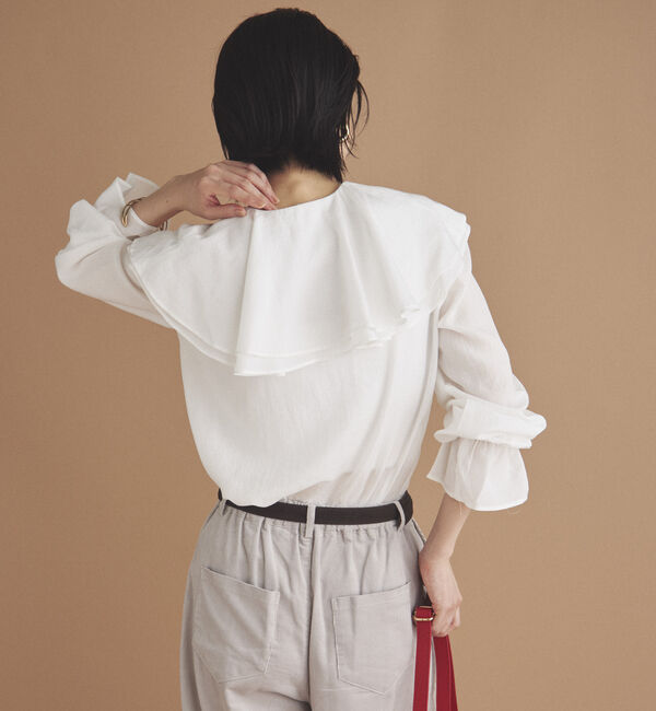 Doux archives「キャンディースリーブフリルブラウス」|シャツ・ブラウス|