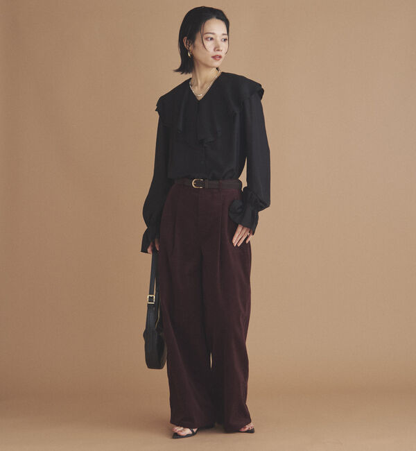 Doux archives「キャンディースリーブフリルブラウス」|シャツ・ブラウス|