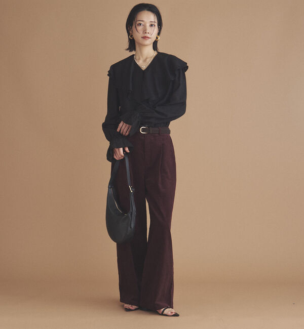 Doux archives「キャンディースリーブフリルブラウス」|シャツ・ブラウス|