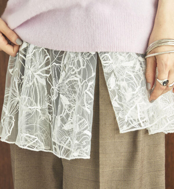 Doux archives「レースオーバースカーフ」|バンダナ・スカーフ|