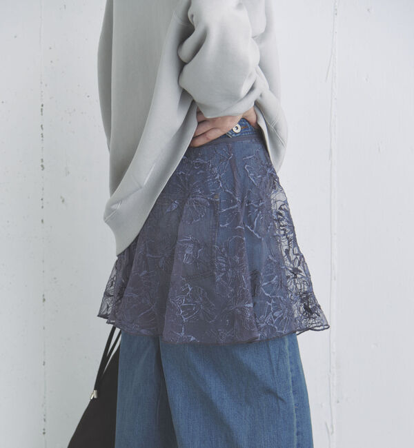 Doux archives「レースオーバースカーフ」|バンダナ・スカーフ|