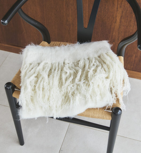 Doux archives「シャギーニットマフラー」|バンダナ・スカーフ|