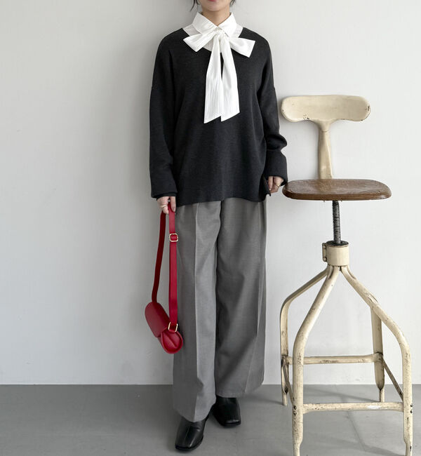 Doux archives「ボウタイ取り外しシャツ」|シャツ・ブラウス|