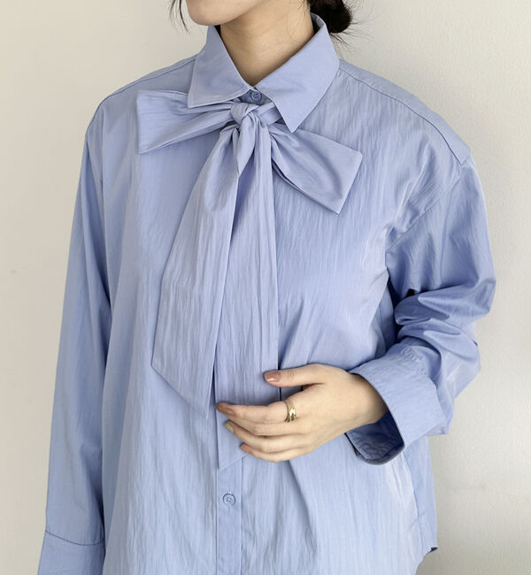 Doux archives「ボウタイ取り外しシャツ」|シャツ・ブラウス|