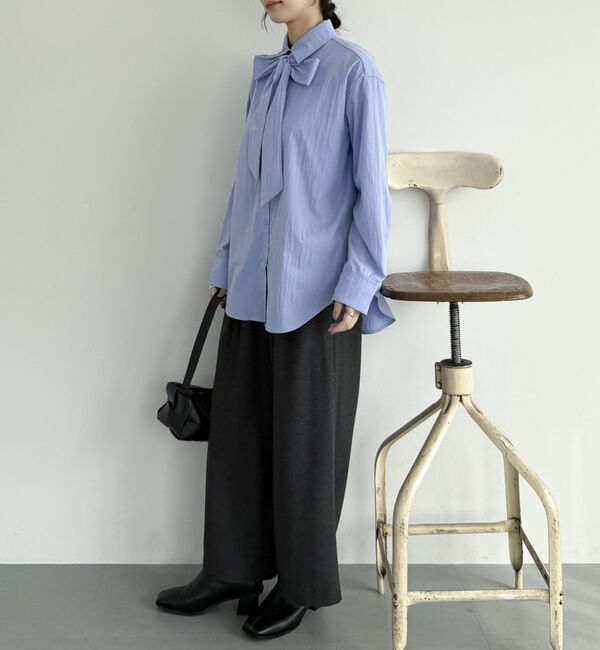 Doux archives「ボウタイ取り外しシャツ」|シャツ・ブラウス|