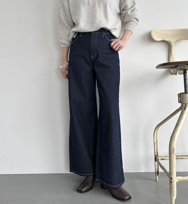 Doux archives「Ｂａｂｅ　ＷＩＤＥ　ＪＥＡＮ」|デニム|NAVY