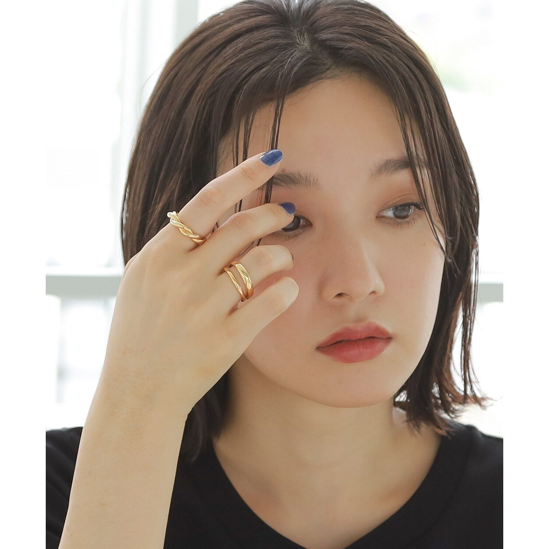 COCOSHNIK ONKITSCH「シルバー フロートリング ラウンド GP」|リング|