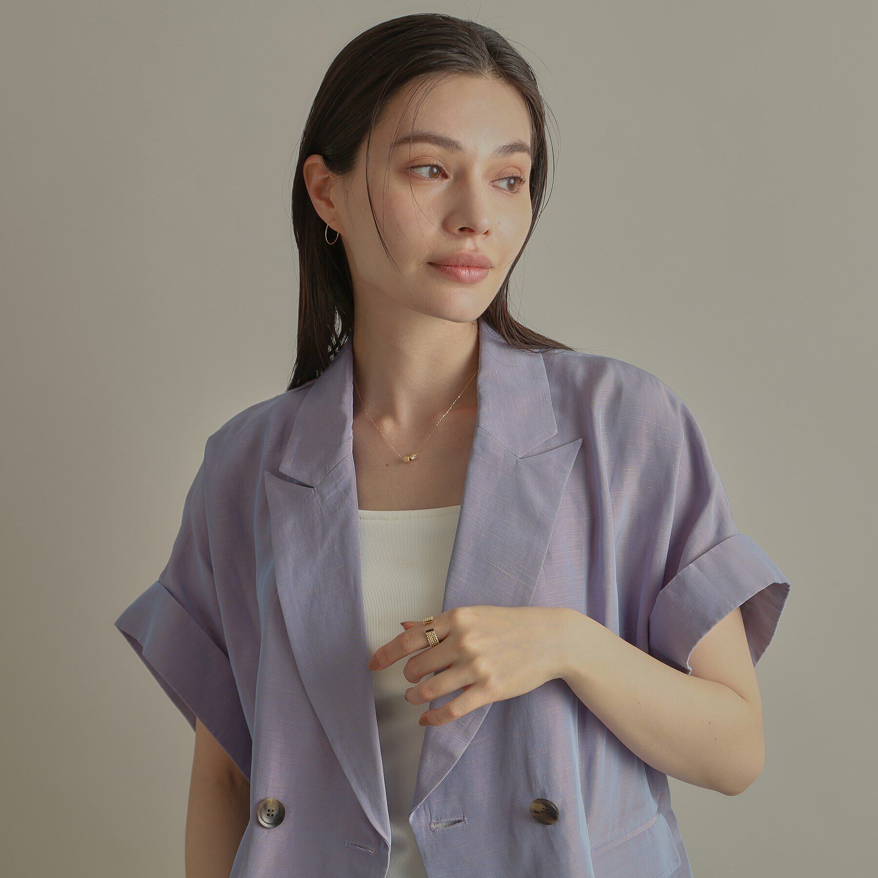 COCOSHNIK「K18ハニーカットボールオープン リング太」|リング|