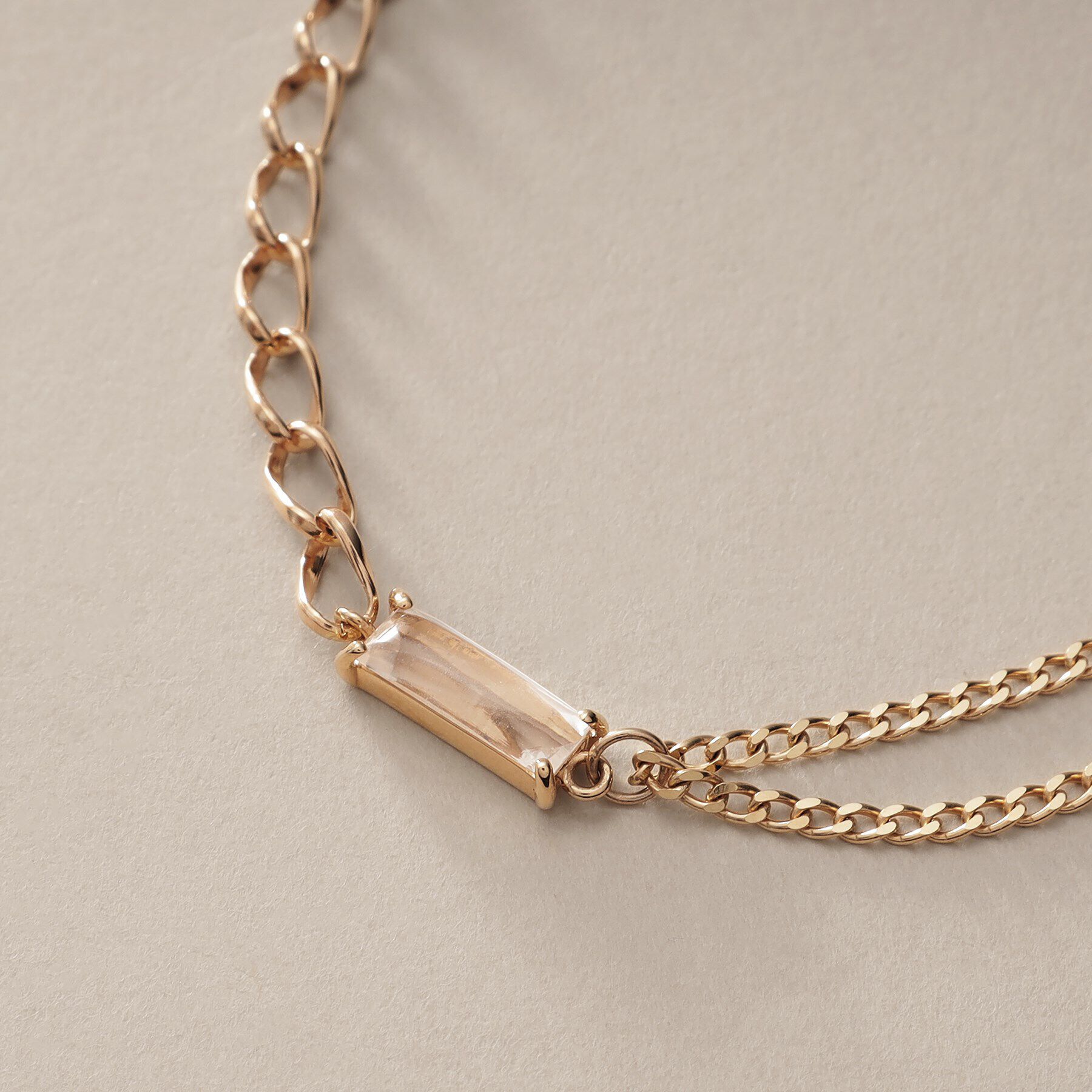 COCOSHNIK「K10クォーツ キヘイセパレート ブレスレット」|ブレスレット・バングル|