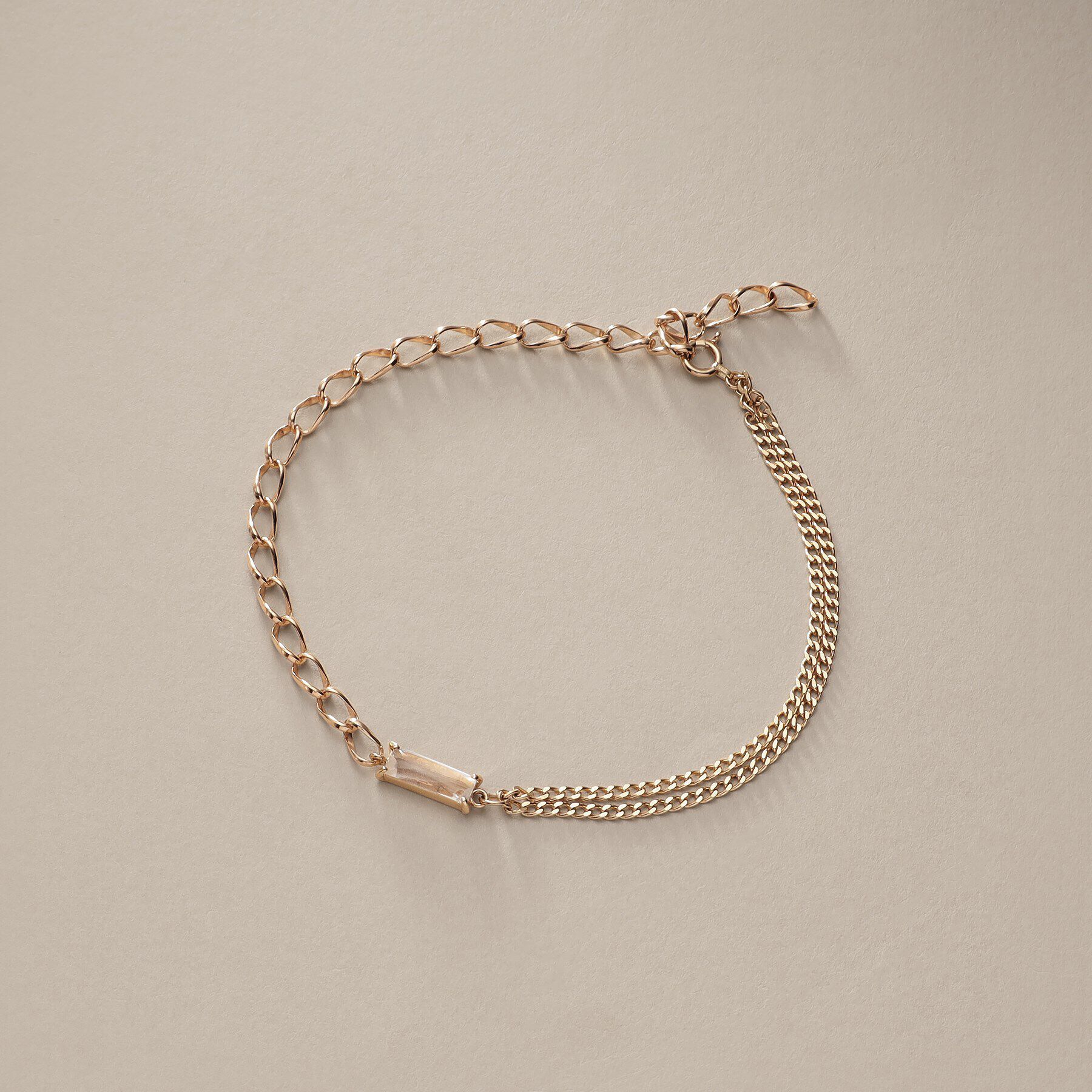 COCOSHNIK「K10クォーツ キヘイセパレート ブレスレット」|ブレスレット・バングル|