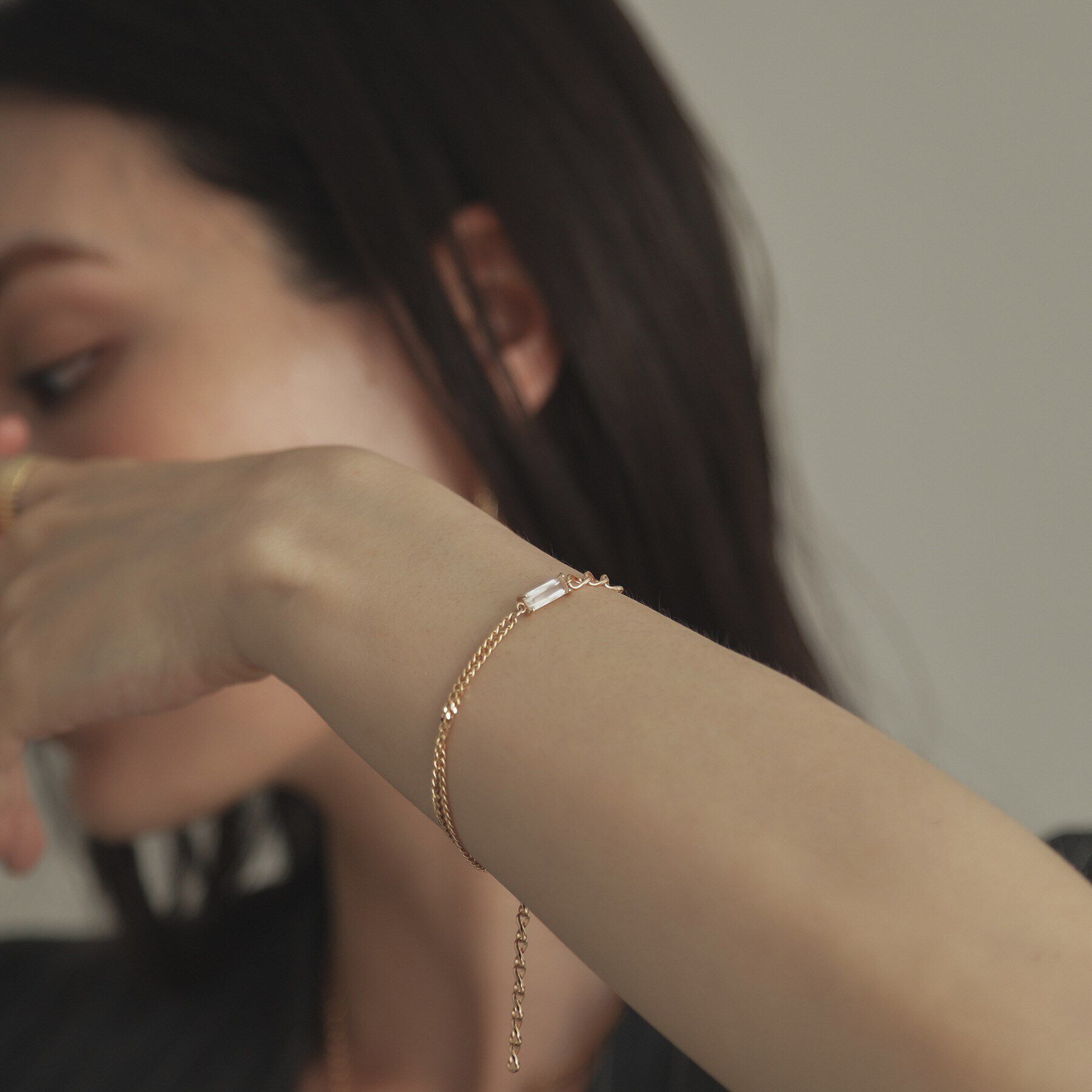 COCOSHNIK「K10クォーツ キヘイセパレート ブレスレット」|ブレスレット・バングル|