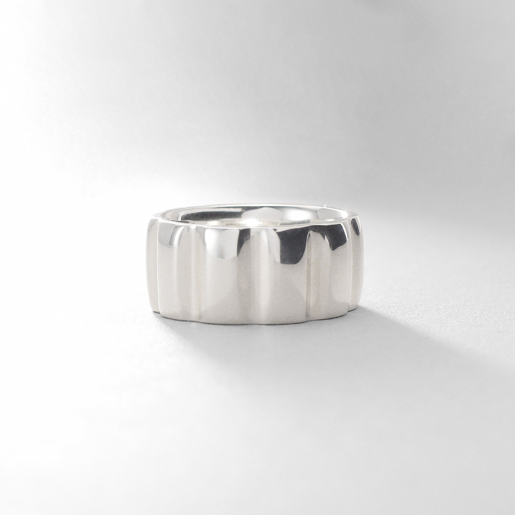 COCOSHNIK ONKITSCH「シルバー グルーヴリング」|リング|