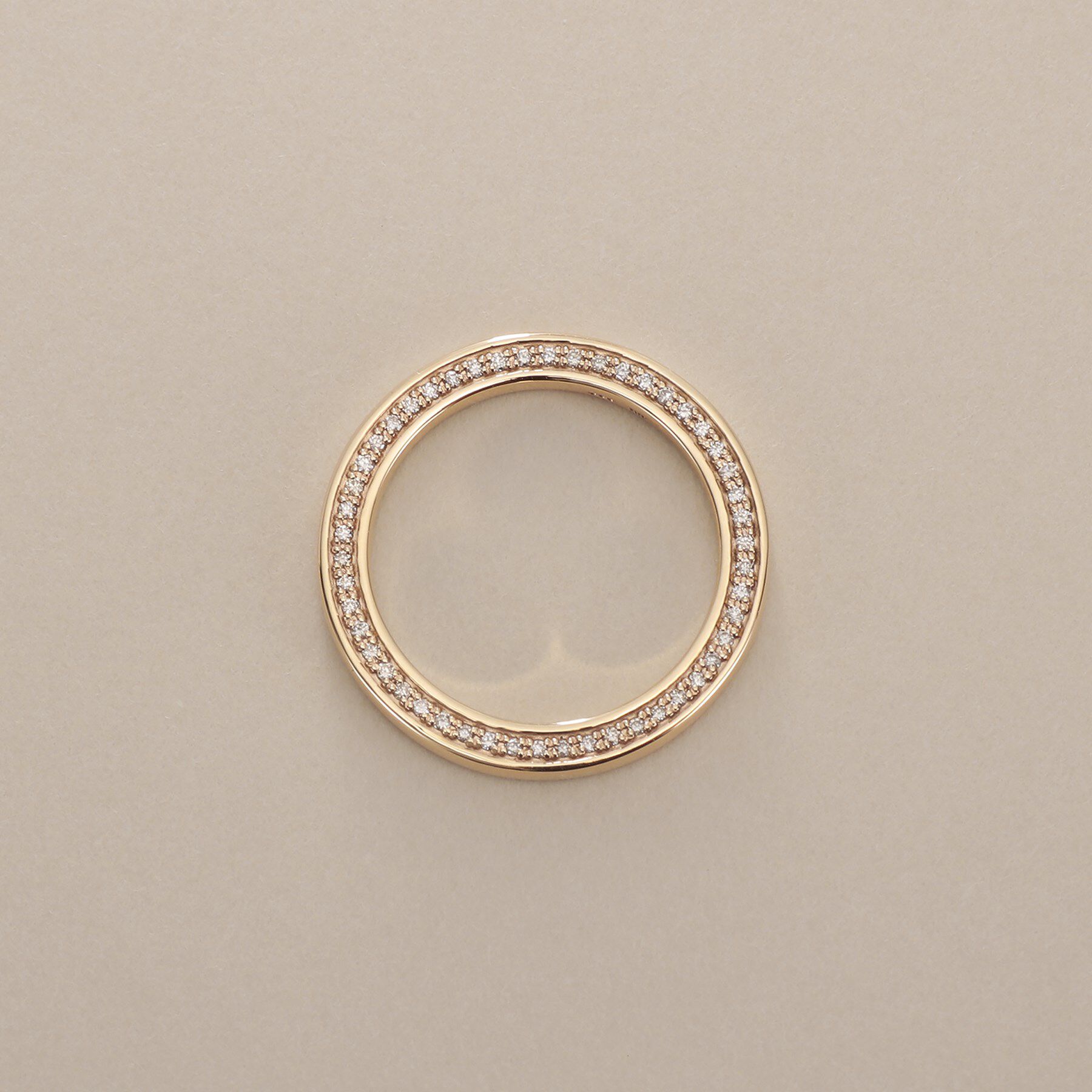 COCOSHNIK「K10ダイヤモンド サイドダイヤリング」|リング|