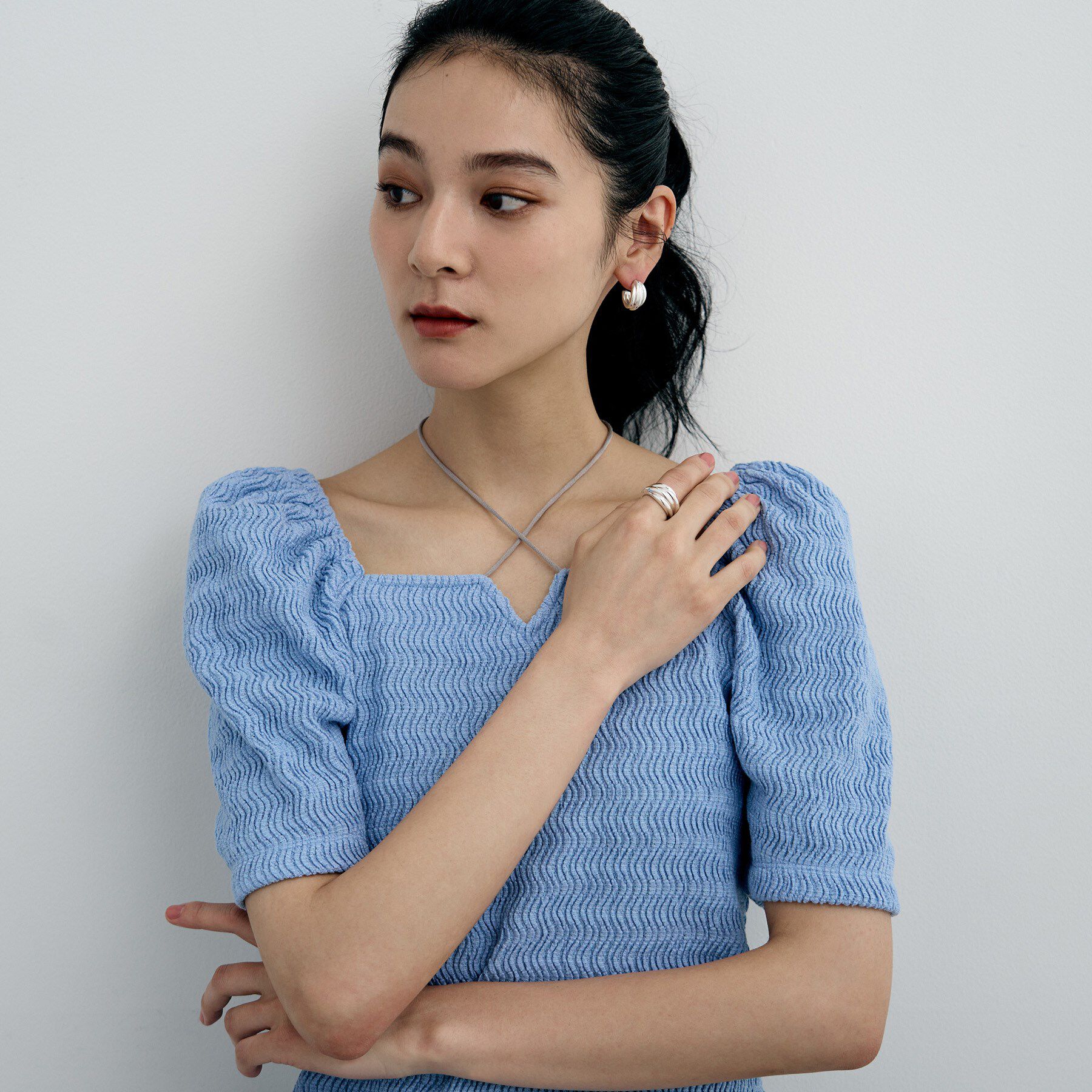 COCOSHNIK ONKITSCH「シルバー タングルドドームリング」|リング|