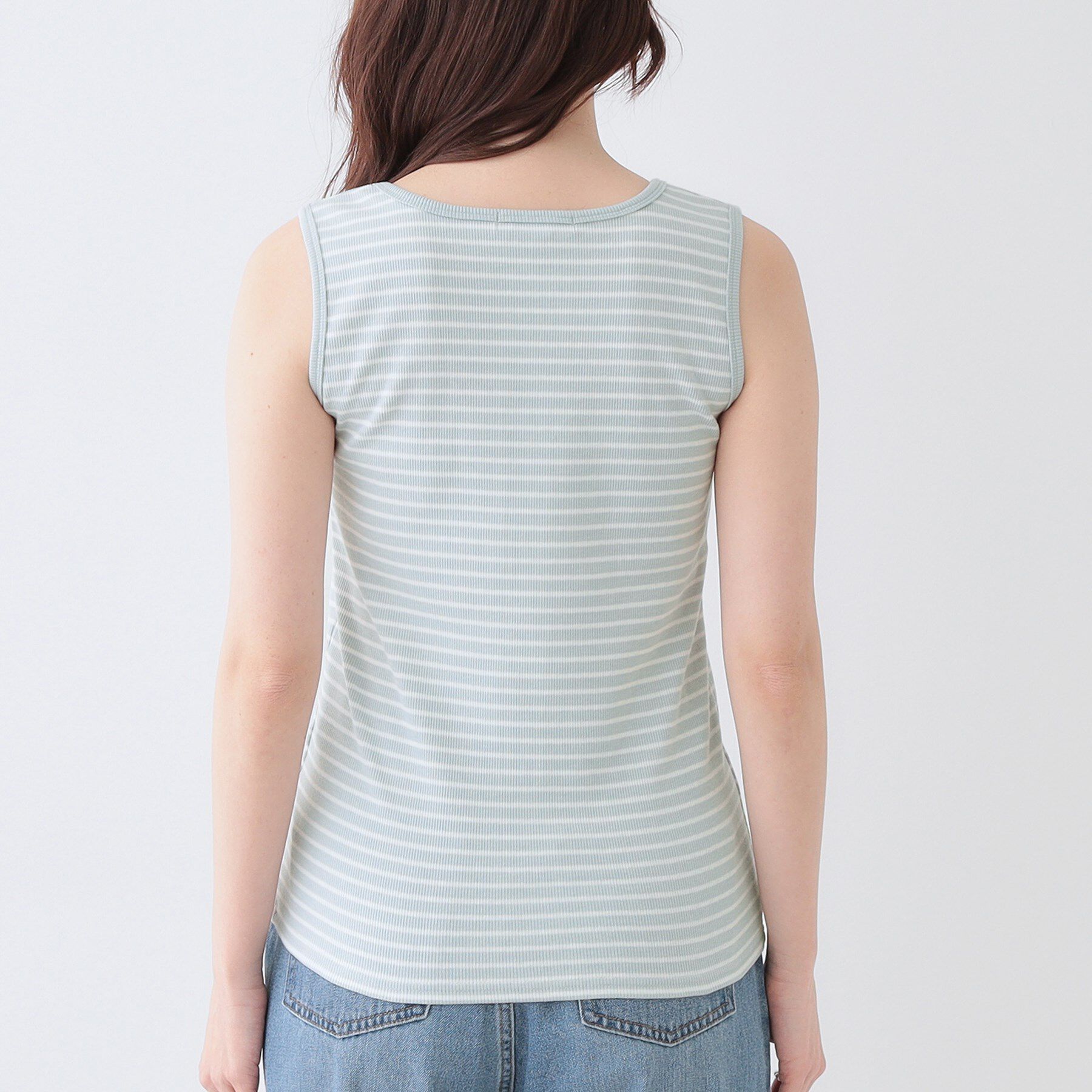 SHOO･LA･RUE「【洗える/S-LL】色違いで揃えたい テレコリブタンクトップ」|キャミソール|