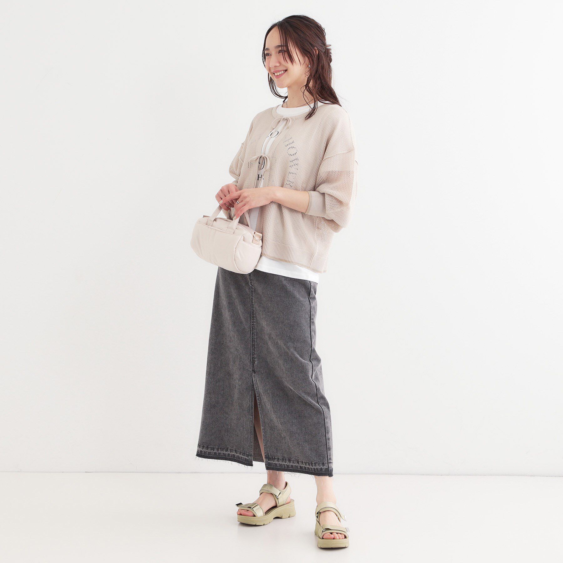 SHOO･LA･RUE「【高レビュー】スポーティで上品 大人のためのテープスポサン」|サンダル|