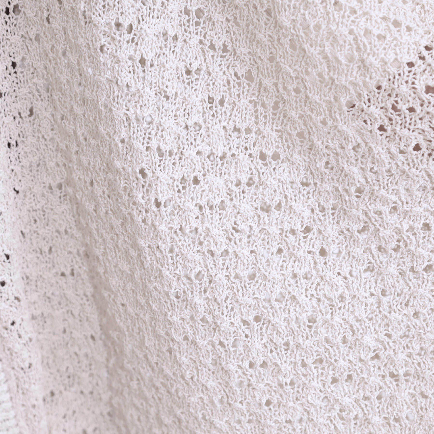 SHOO･LA･RUE「リネンライク 透かし編みボレロカーディガン」|カーディガン|