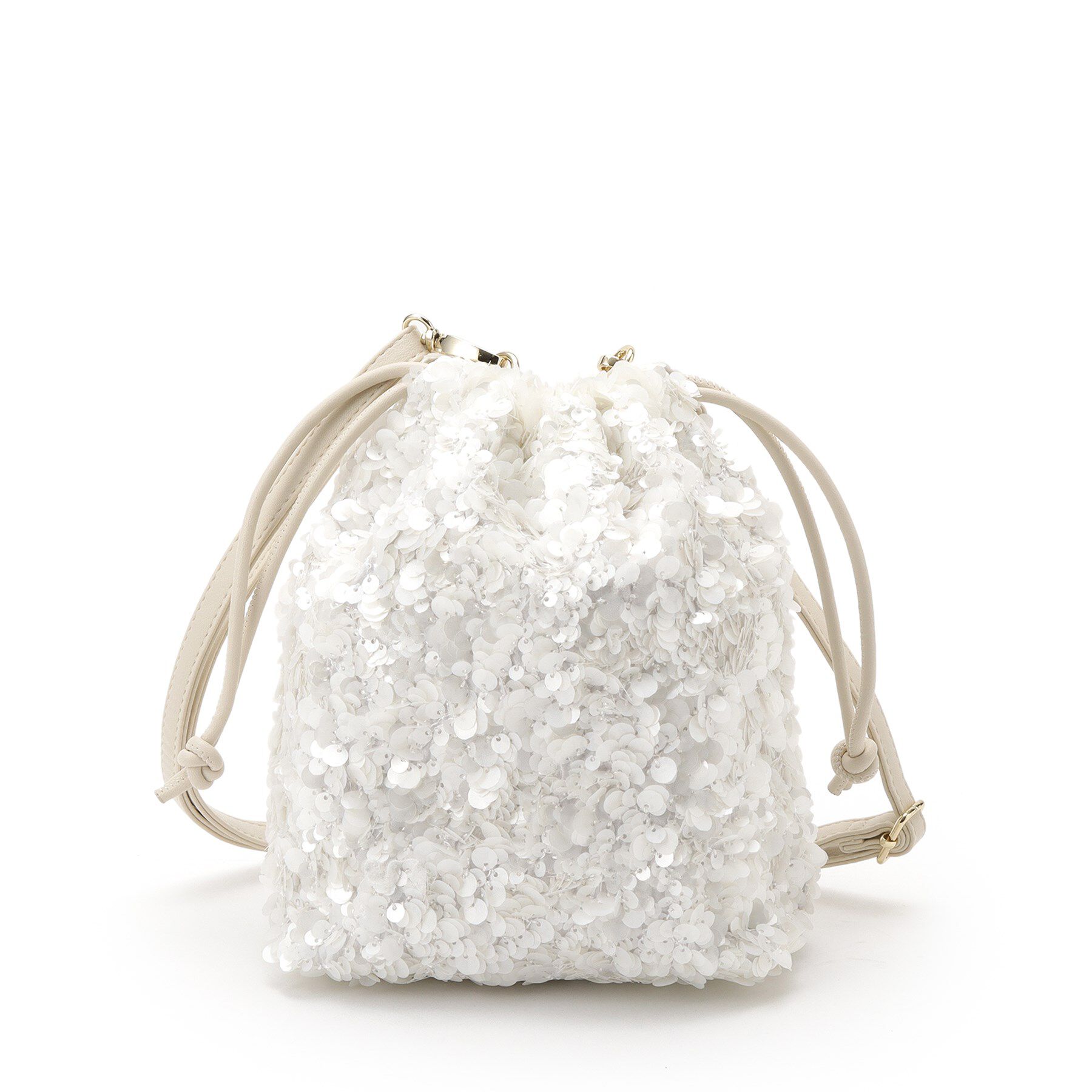 SHOO･LA･RUE「スパンコール巾着ショルダーバッグ」|ショルダー・メッセンジャー|