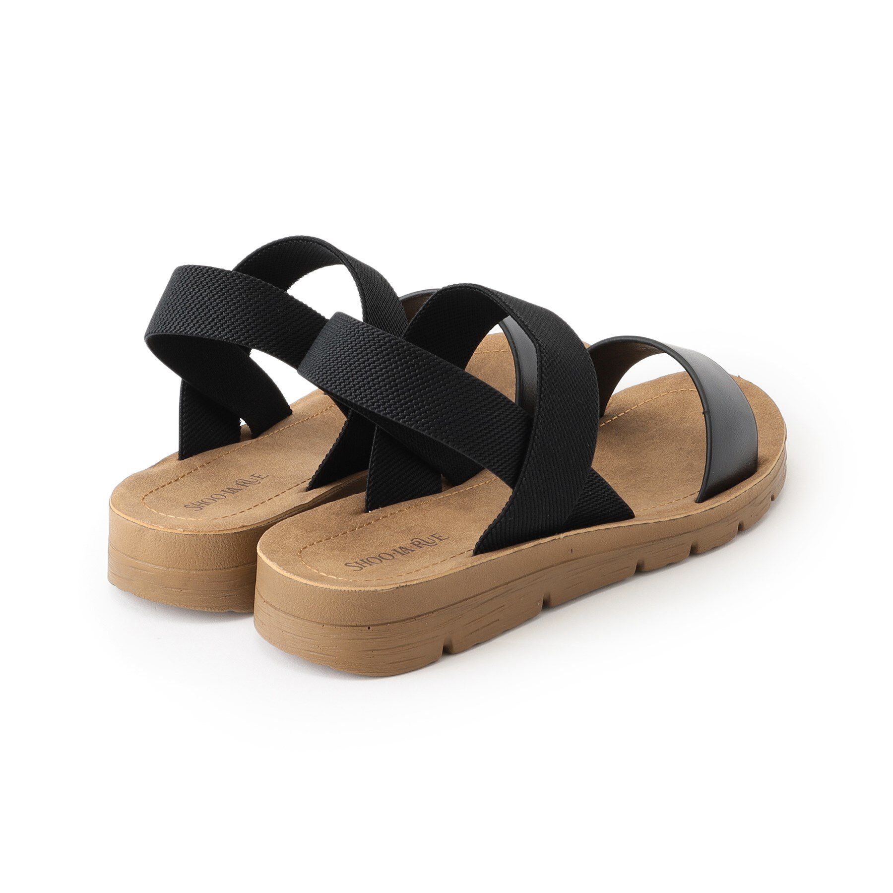 SHOO･LA･RUE「アンクルゴムフラットサンダル」|サンダル|