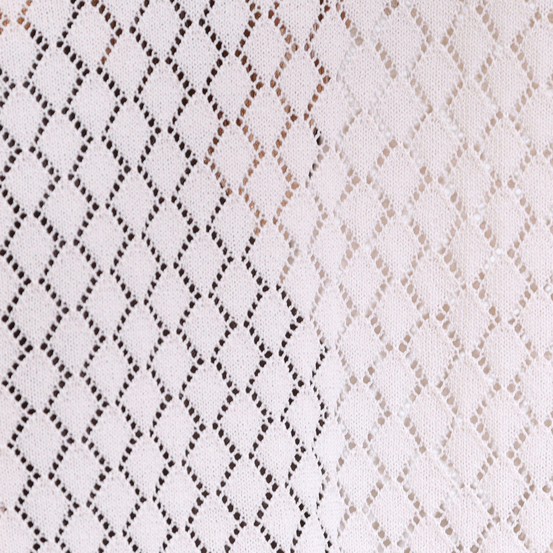 SHOO･LA･RUE「【S-LL】透かし編みが大人上品 マルチボタンニットカーディガン」|カーディガン|