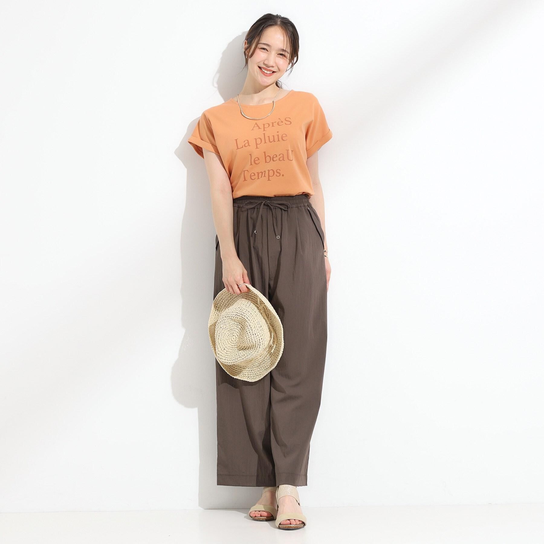 SHOO･LA･RUE「【着丈選べる】触れる度ひんやり ゆるきれい イージーワイドパンツ」|その他|