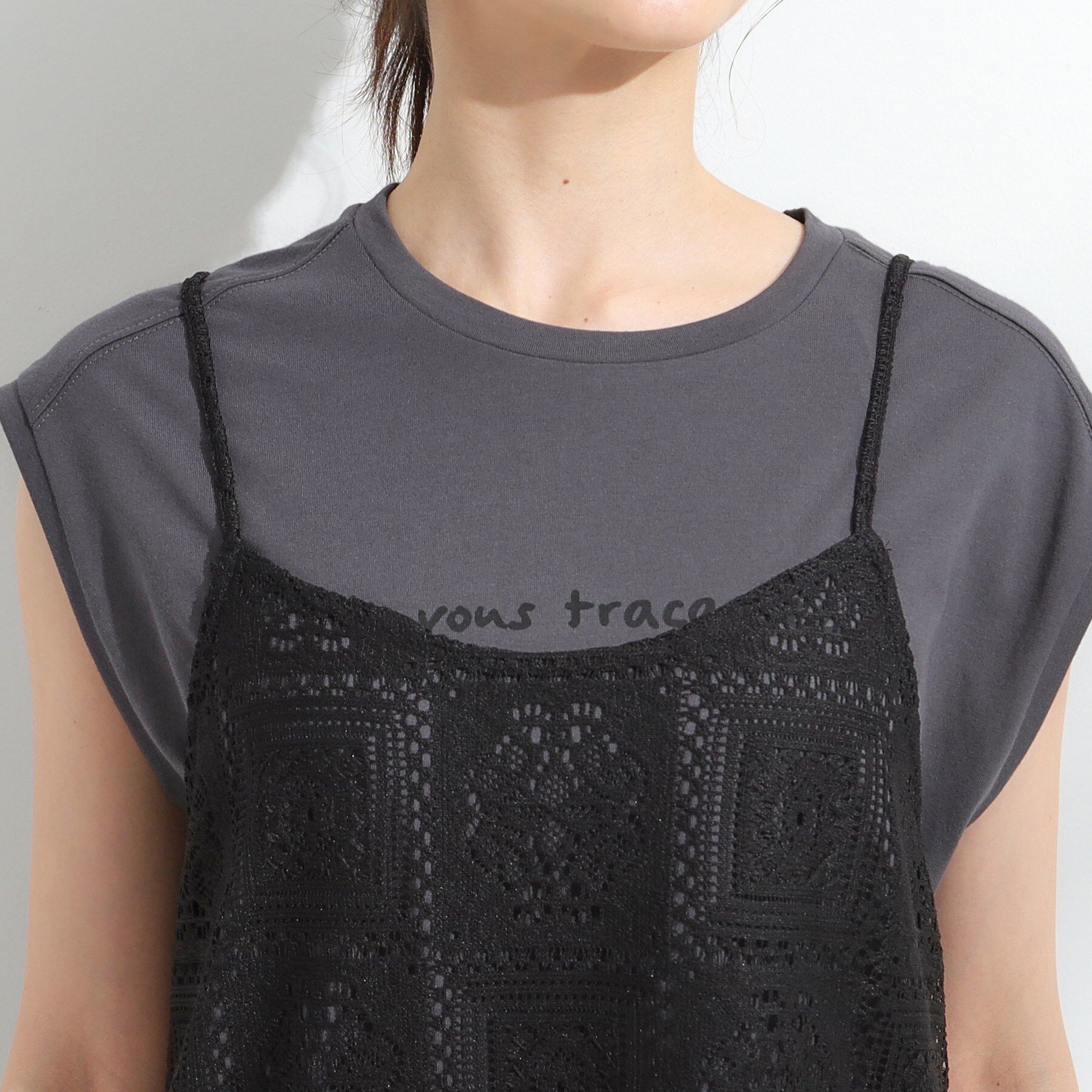 SHOO･LA･RUE「【S-LL】レースキャミワンピース」|ワンピース|