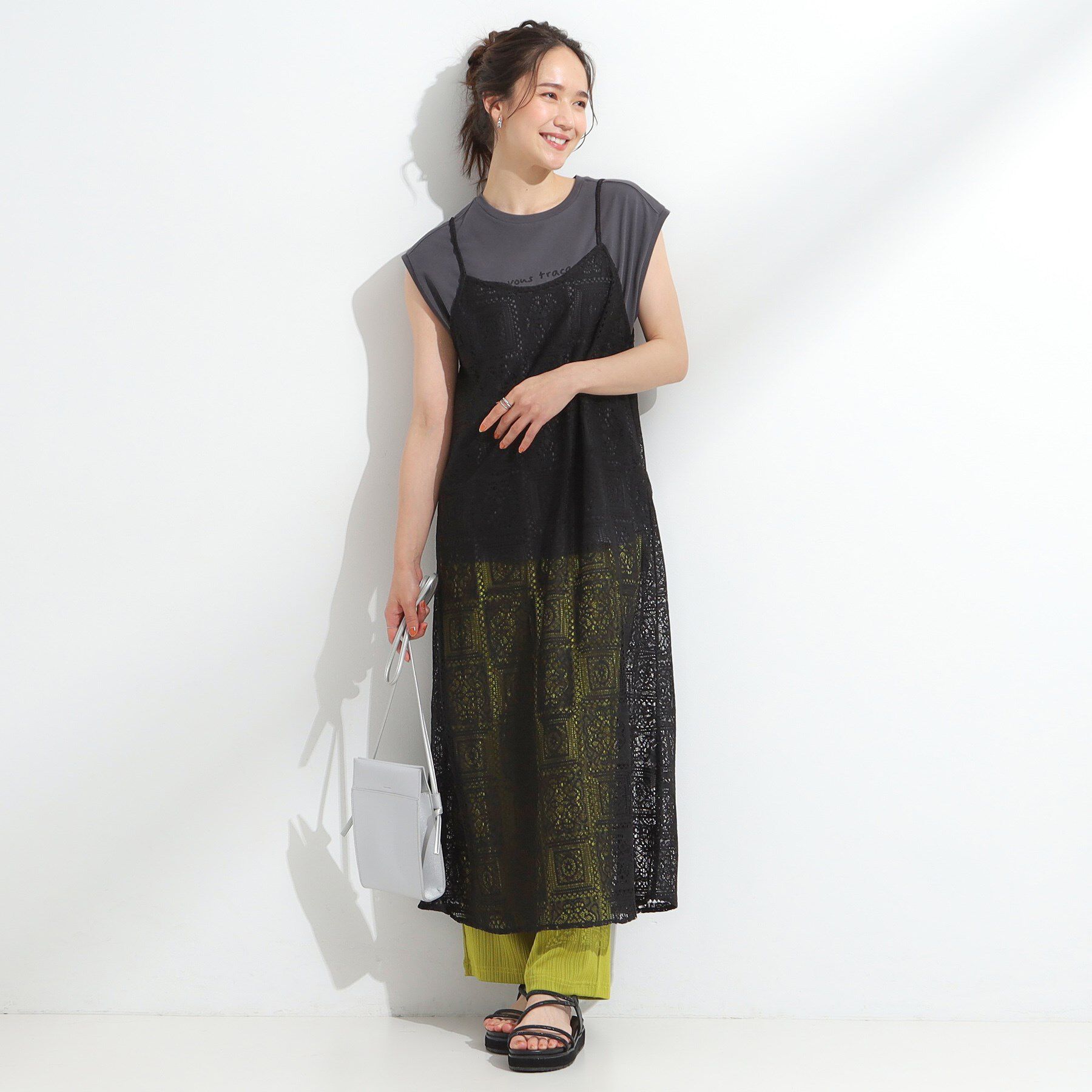 SHOO･LA･RUE「【S-LL】レースキャミワンピース」|ワンピース|