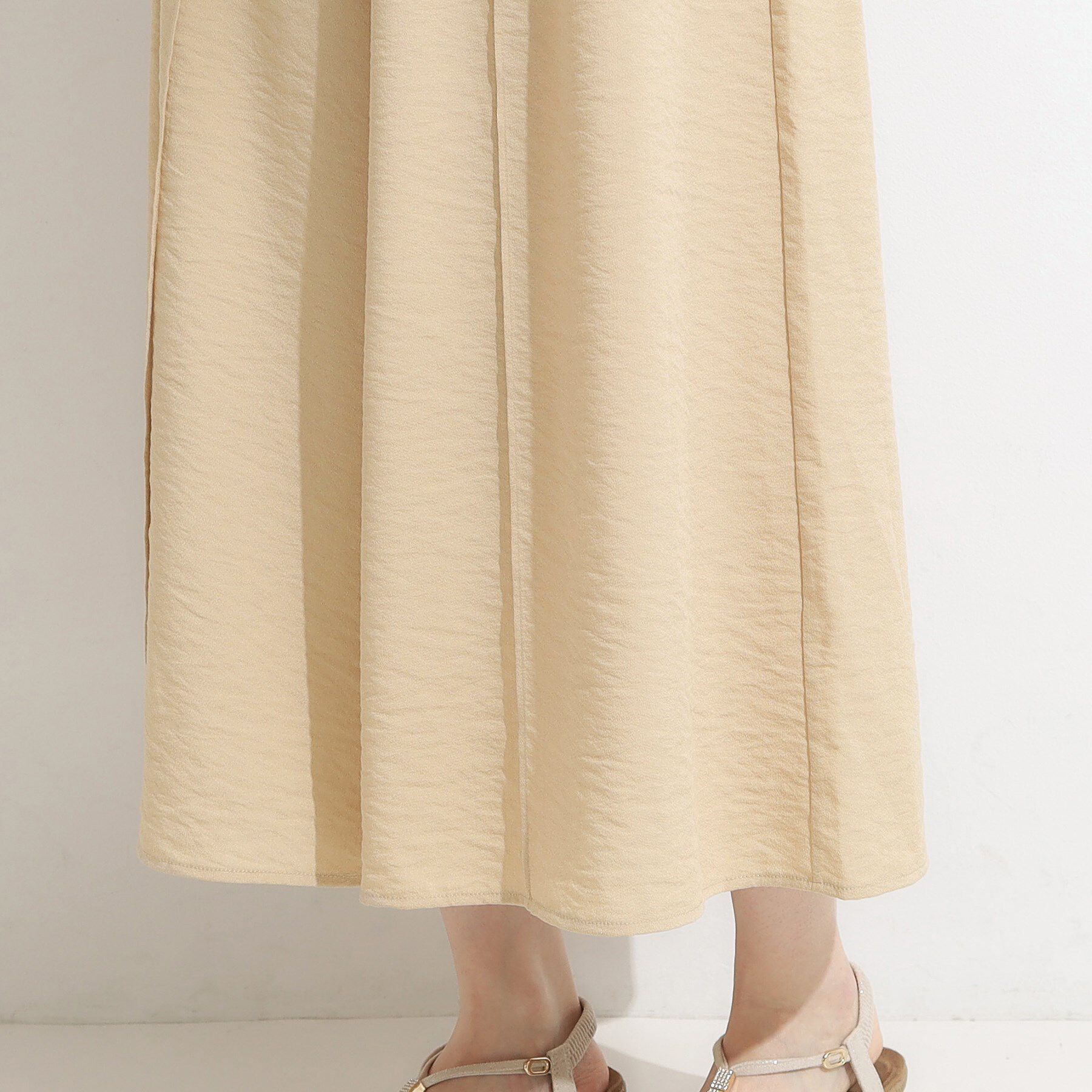 SHOO･LA･RUE「【S-LL/ひんやり】さらっとタッチできれい見え ピンタックスカーチョ」|その他|