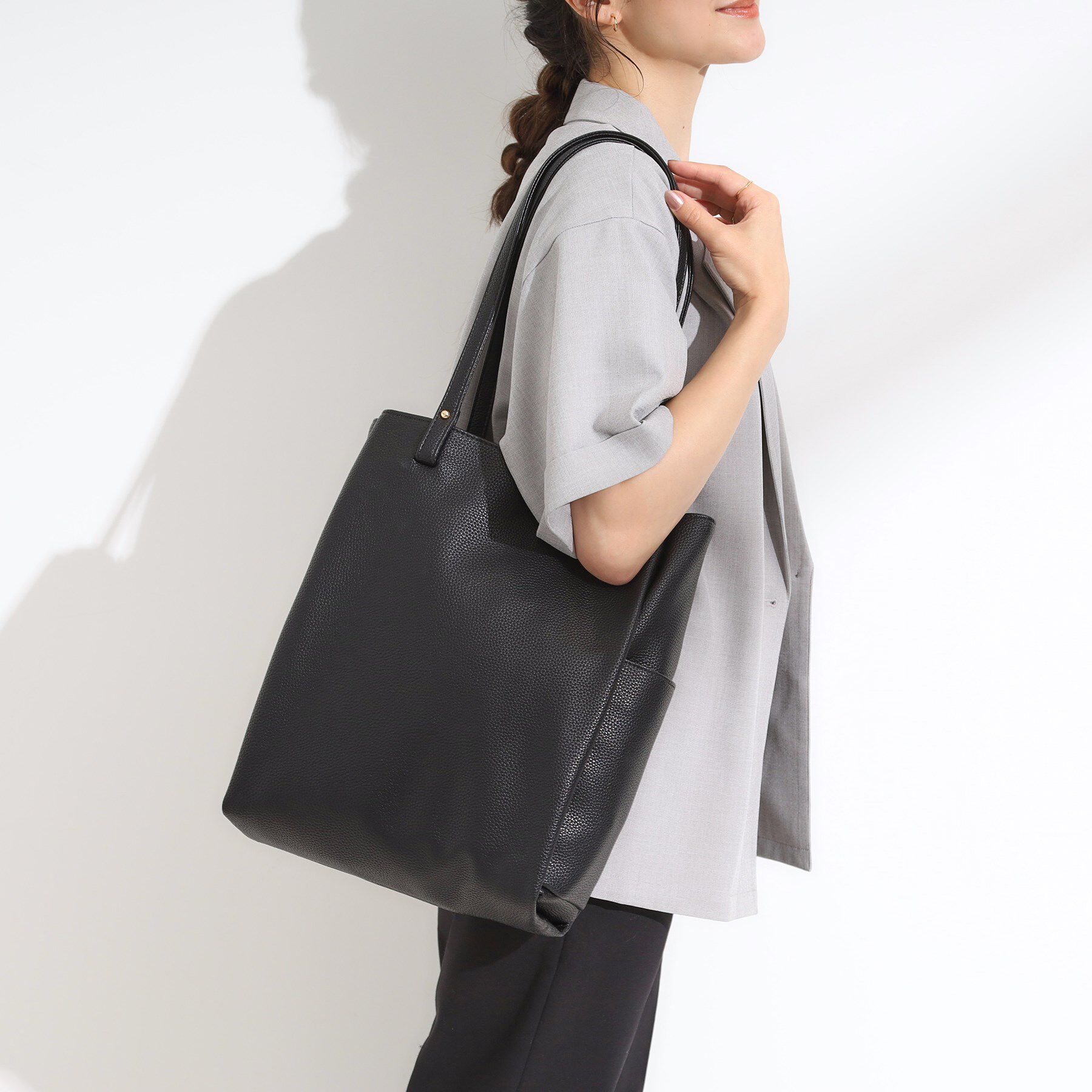 SHOO･LA･RUE「【A4】縦型収納トート」|トートバッグ|