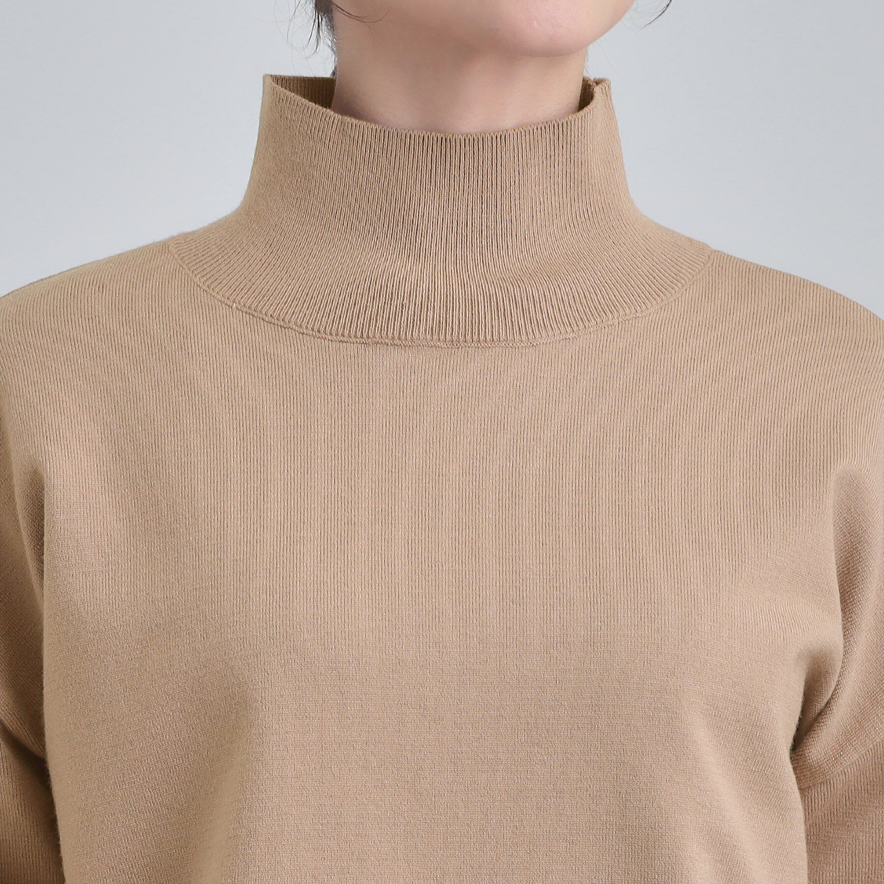 SHOO･LA･RUE「【2点セット/S-LL】時短で決まる もちもちニット＆裾シャツインナー」|その他|