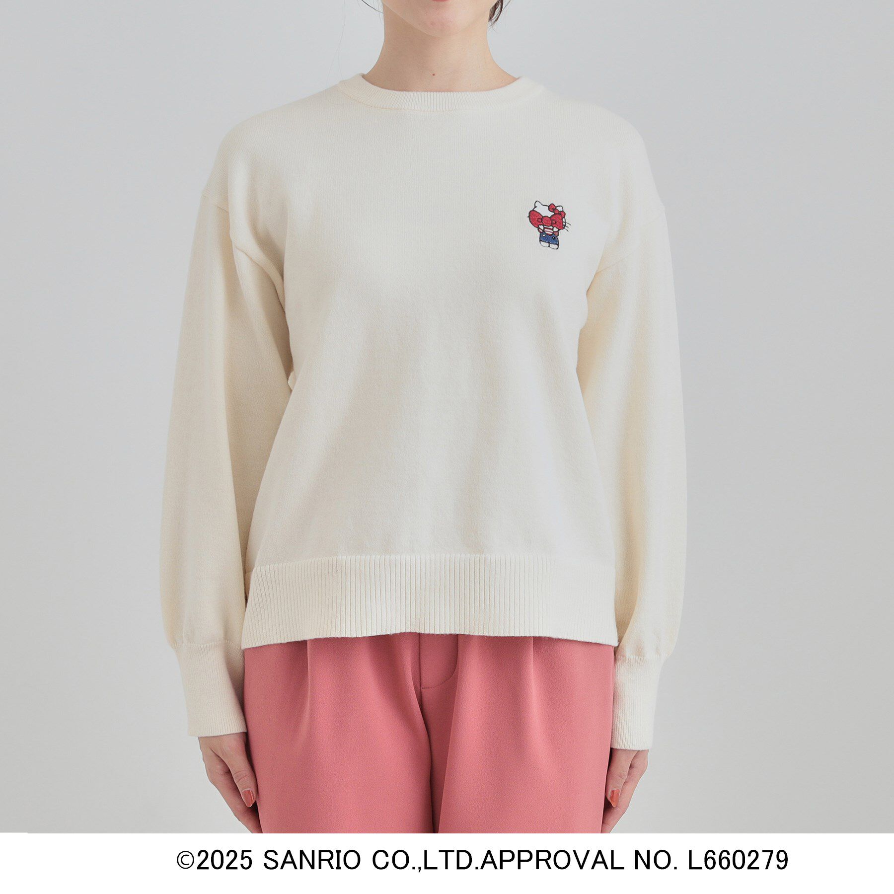 SHOO･LA･RUE「【HELLO KITTY コラボ】スウェットライクニット」|ニット・セーター|