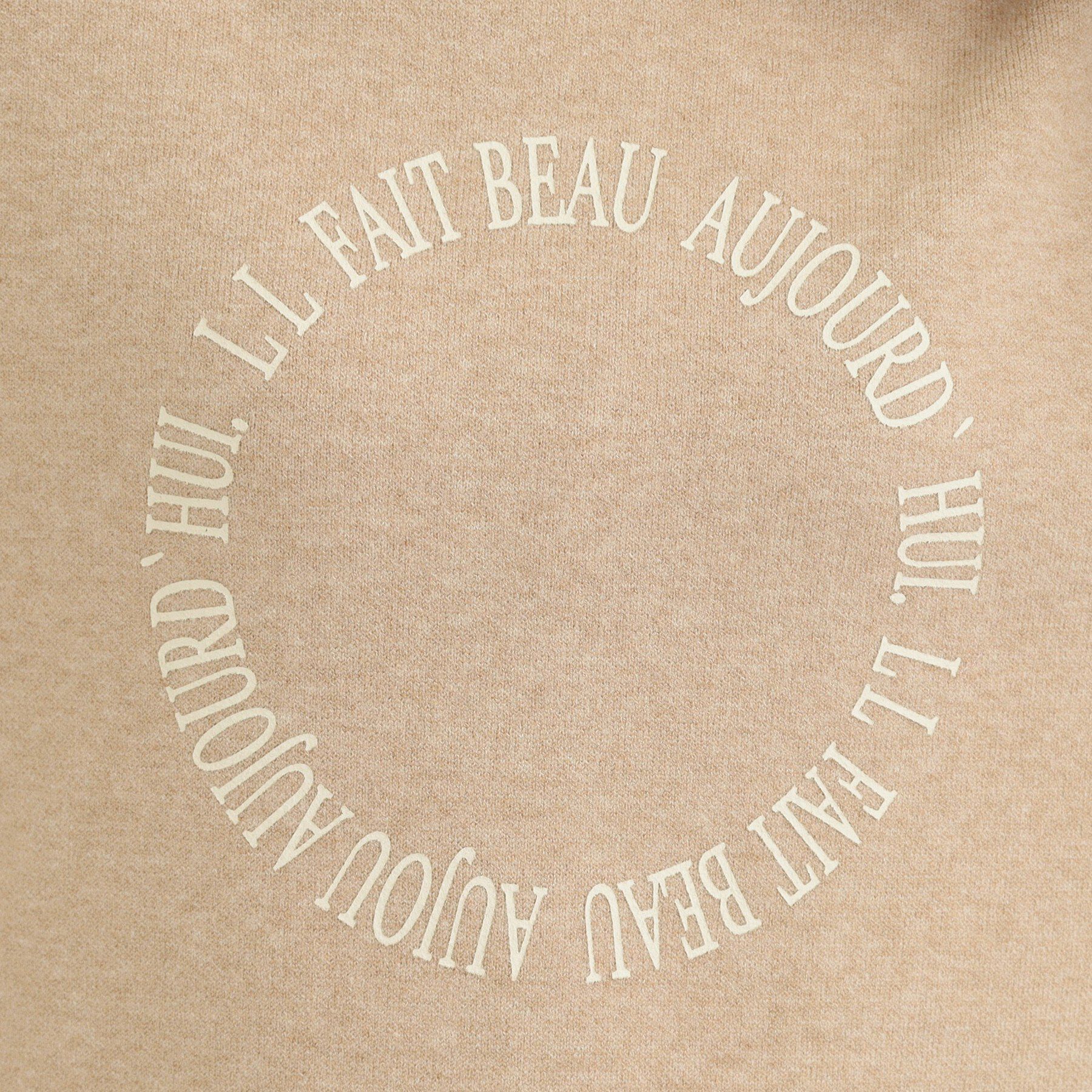 SHOO･LA･RUE「【S-LL/洗濯機可】もちもちタッチが心地よい スウェットライクロゴニット」|ニット・セーター|