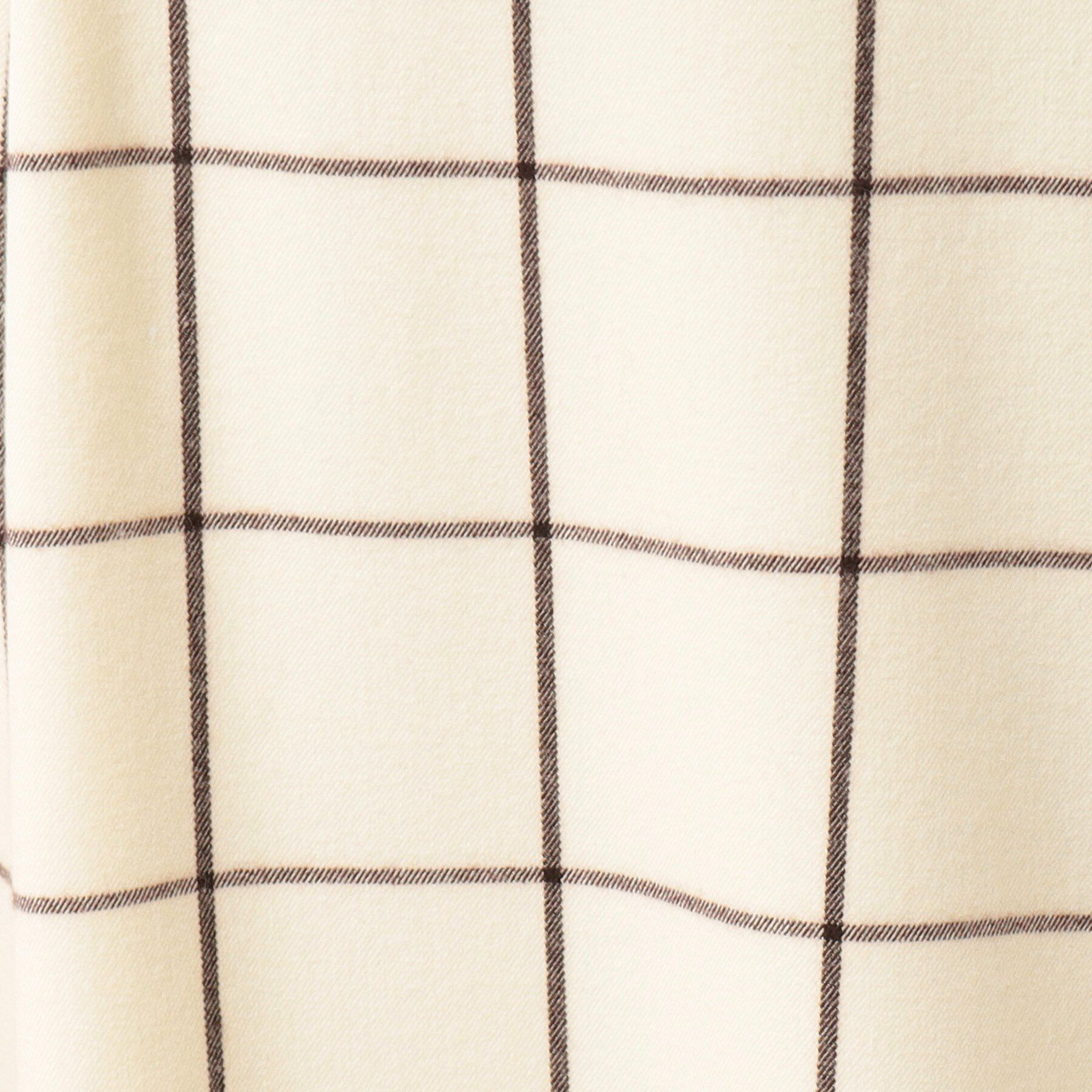 Dessin「【洗える】起毛チェック柄切替フレアースカート（XS～L）」|スカート|