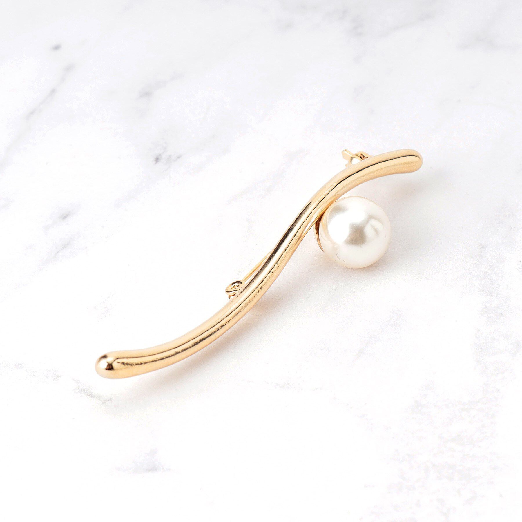 Dessin「【入卒／セレモニー】パール調ニュアンスブローチ」|ブローチ・コサージュ|ゴールド(007)