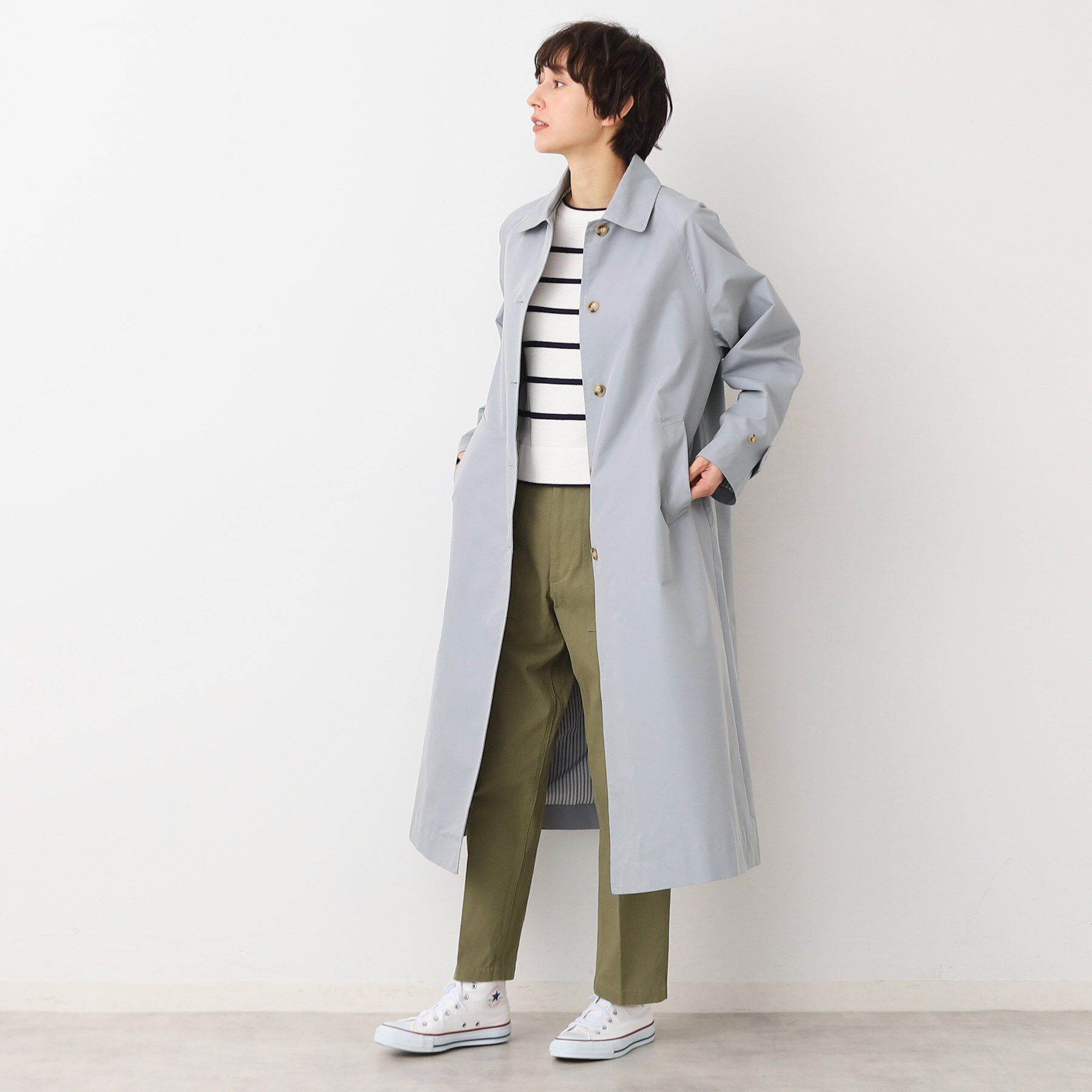 Dessin「【洗える】ステンカラーコート（S～L）」|ステンカラーコート|