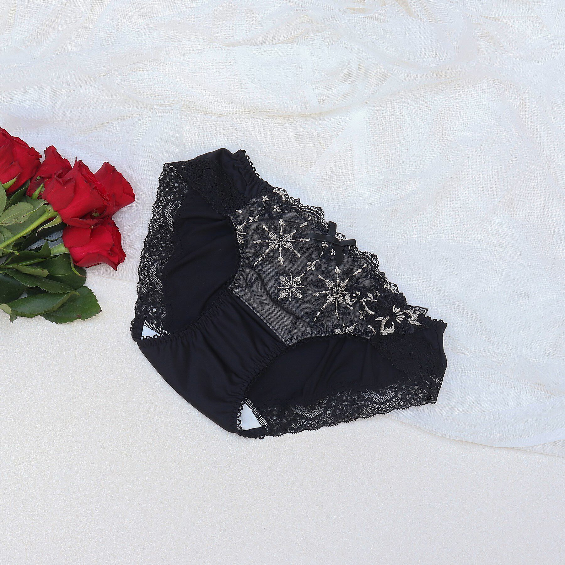 Risa Magli「◆ファビエンヌ サニタリーショーツ」|インナー|ブラック(019)