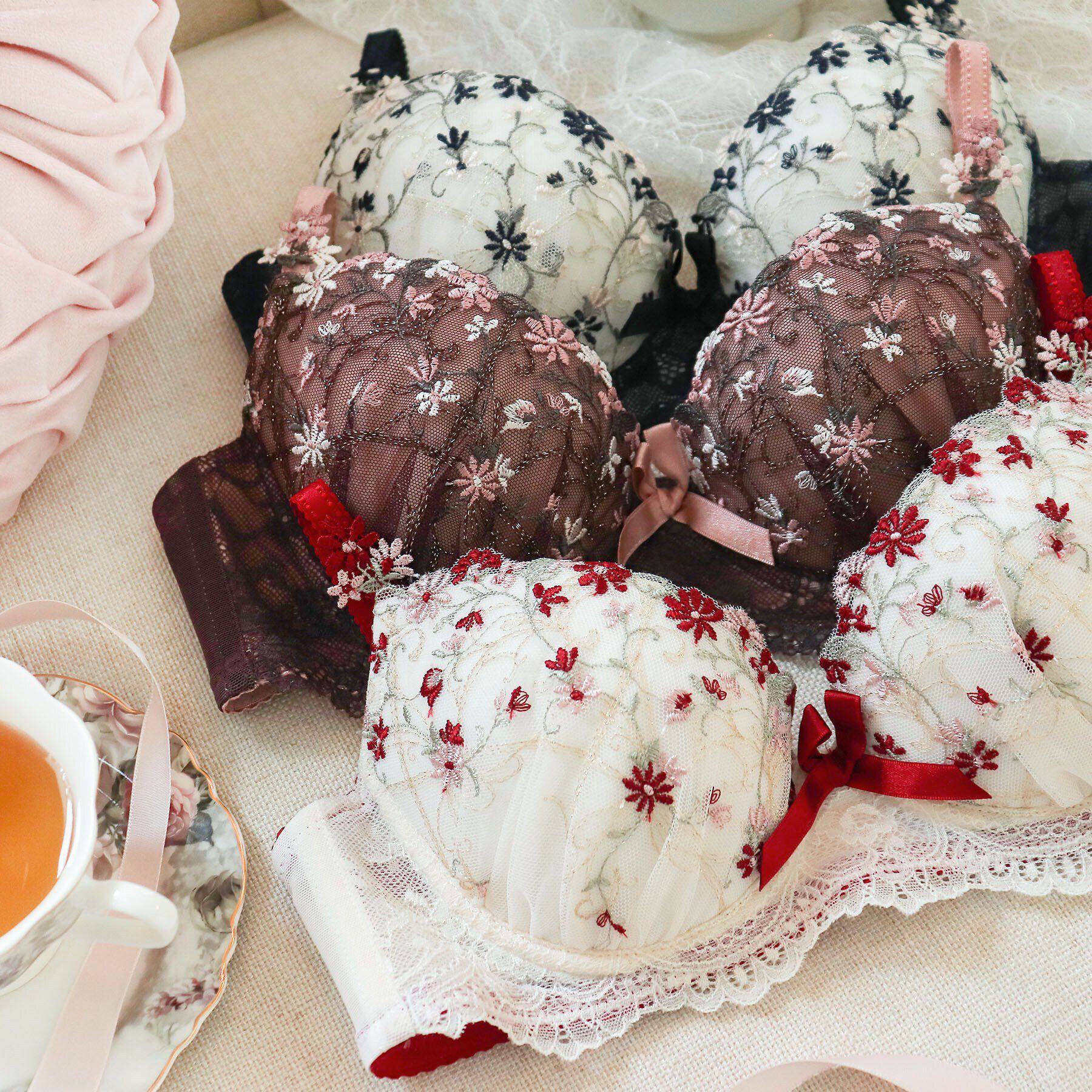 Risa Magli「ティナ ブラジャー（E-F）＜スウィートリッチ＞」|インナー|