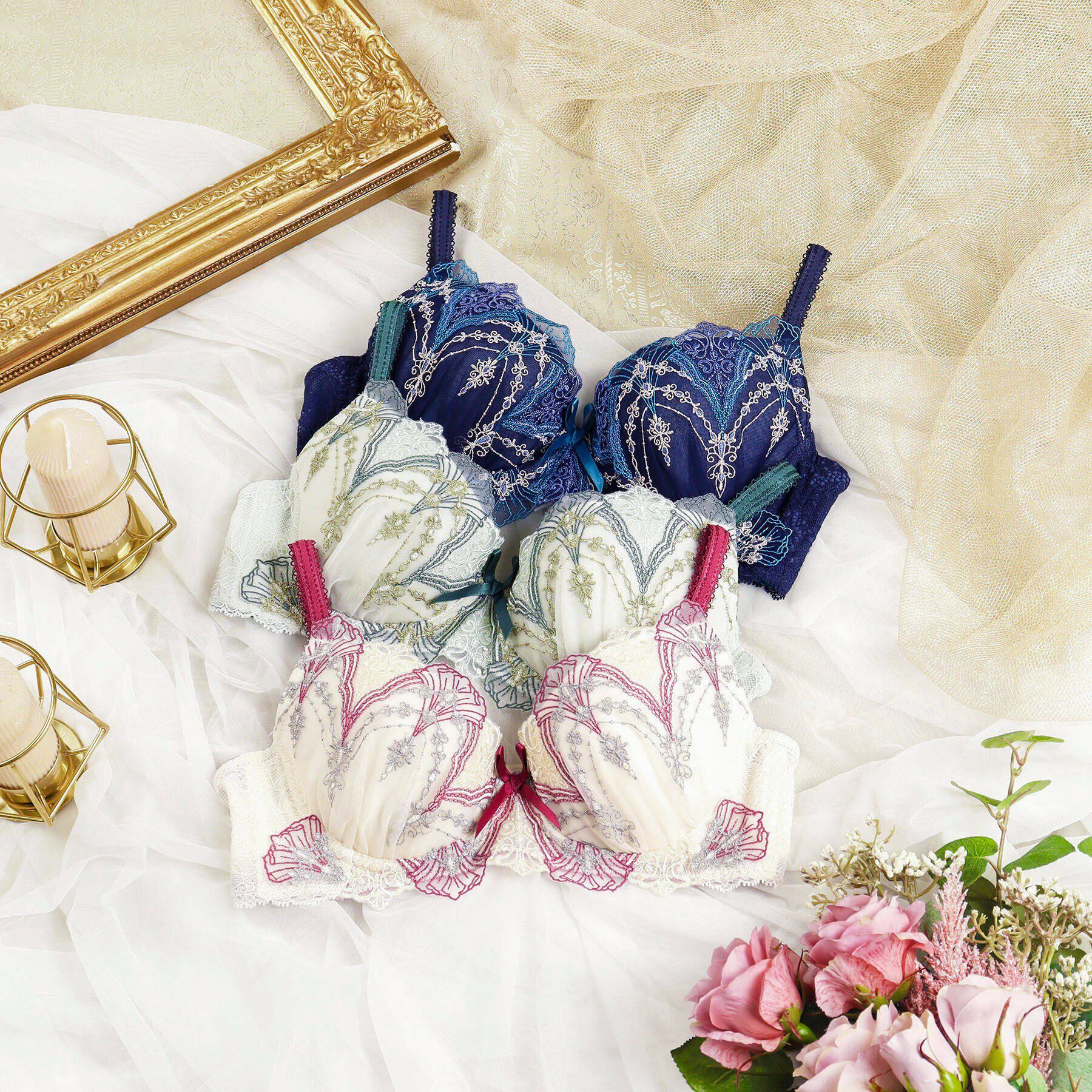 Risa Magli「シェール ブラジャー（B-D）＜S Make Type＞」|インナー|