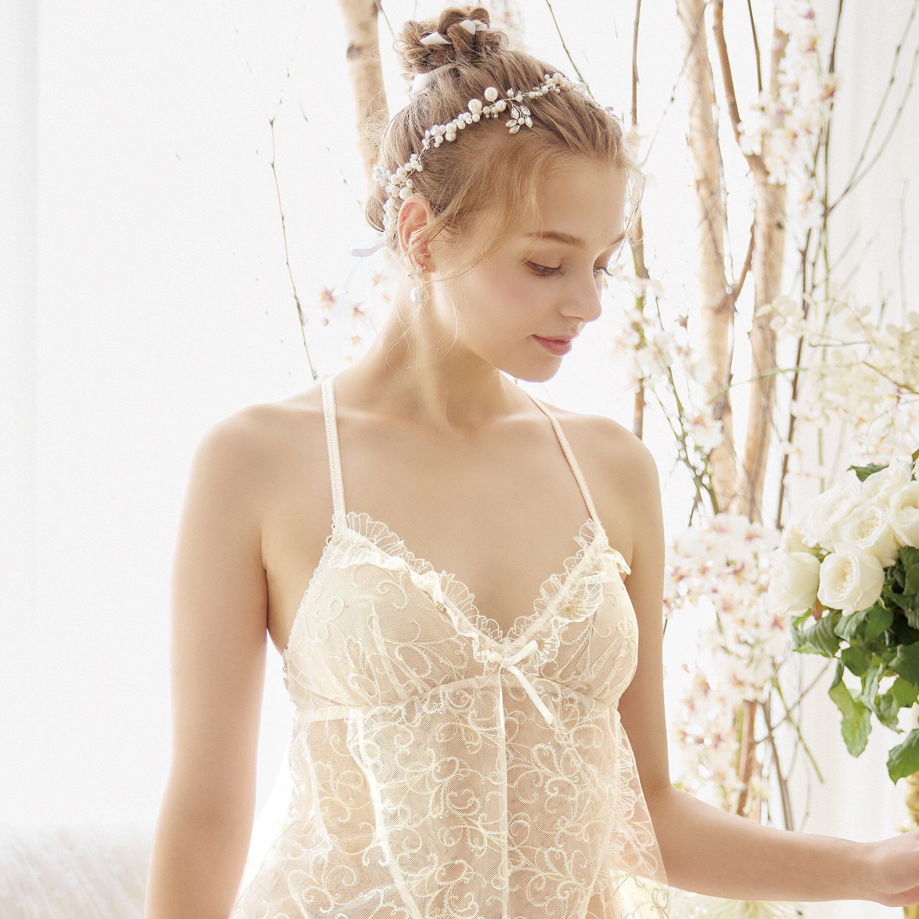 Risa Magli「リタ キャミソール」|キャミソール|ホワイト(001)