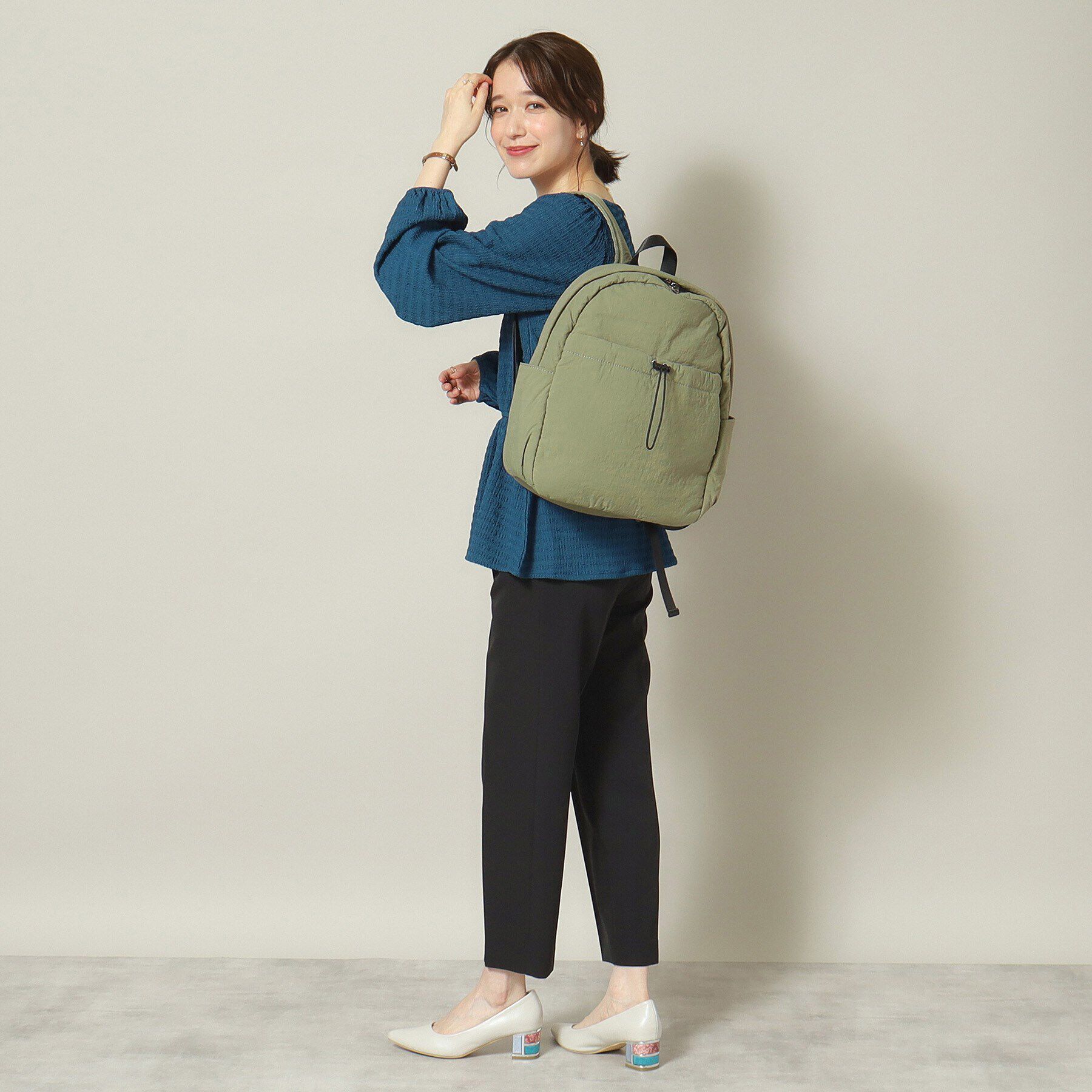 ITS&rsquo;DEMO「【A4対応／6ポケット】ワッシャードロストリュック」|リュック|