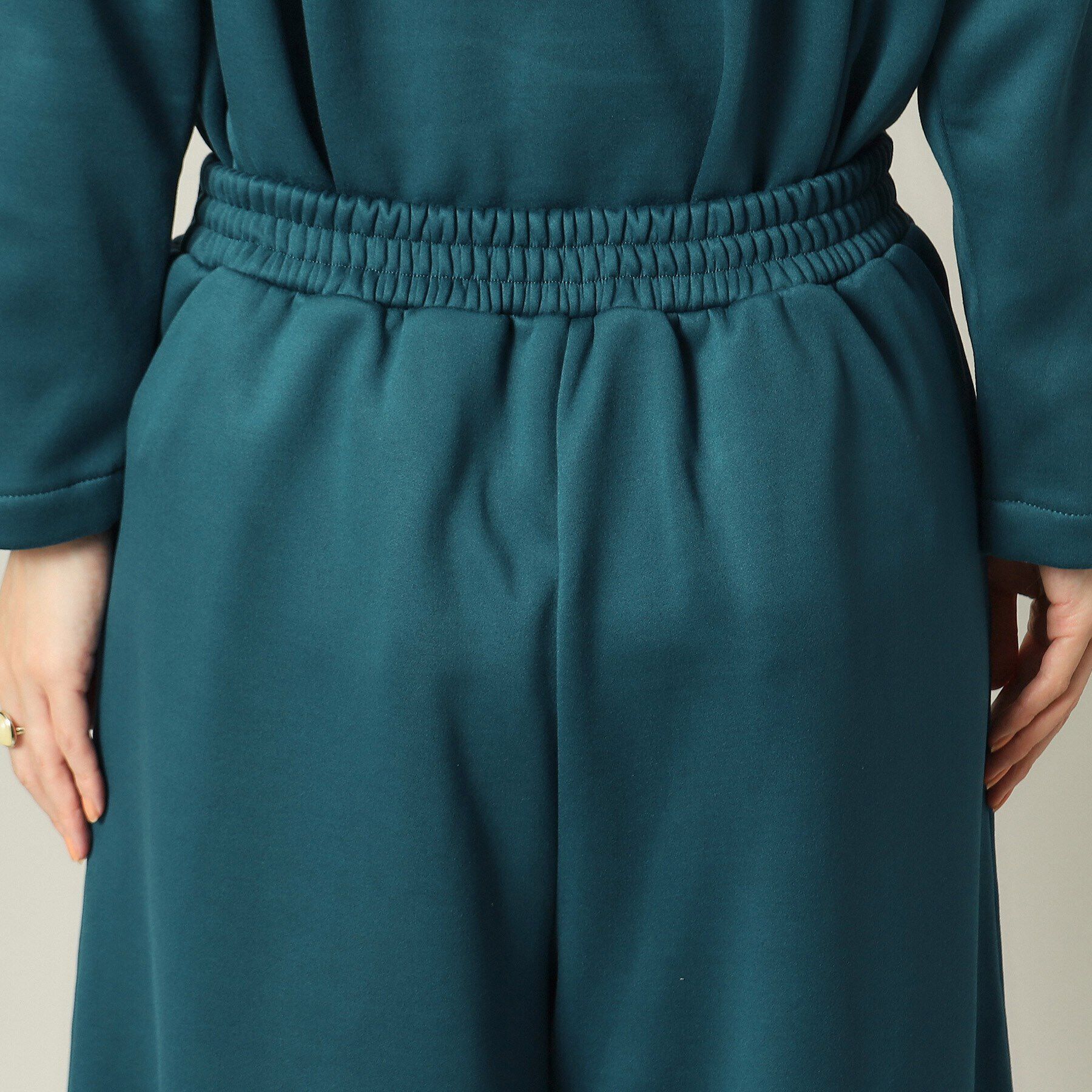 ITS&rsquo;DEMO「【手洗い可／後ろウエストゴム】裏起毛ガウチョパンツ」|その他|