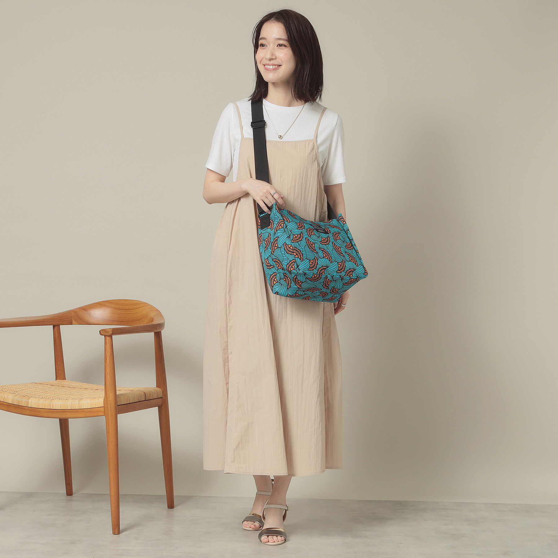 ITS&rsquo;DEMO「【A4対応】ラタ折り畳みショルダー」|ショルダー・メッセンジャー|