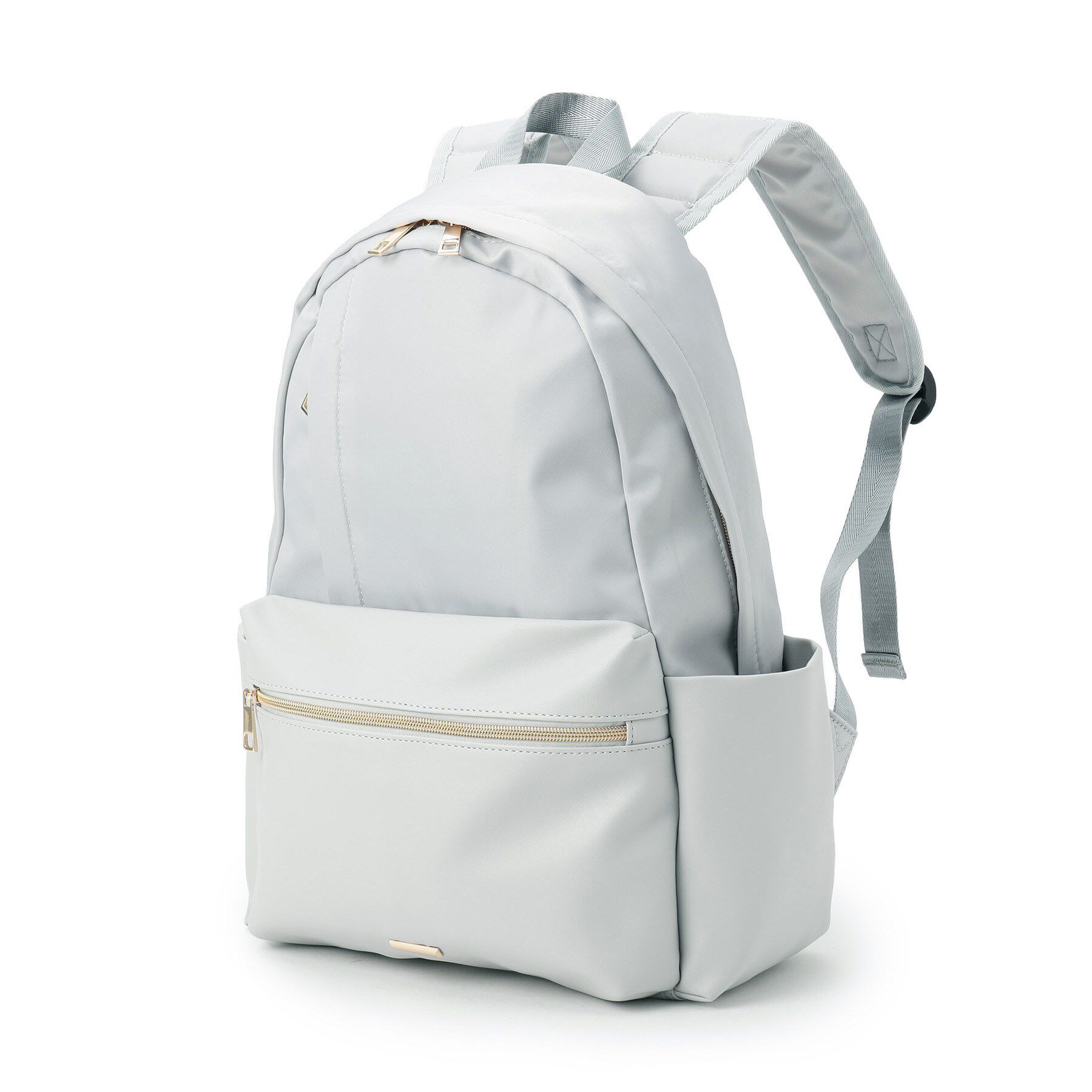 ITS&rsquo;DEMO「【A4・PC対応／10ポケット】合皮コンビリュック」|リュック|