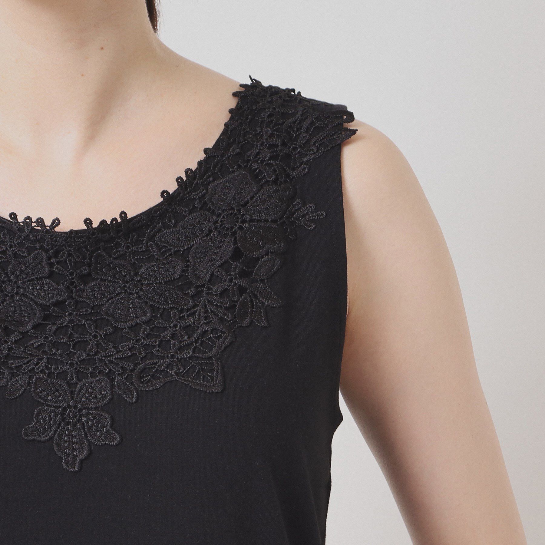 ITS&rsquo;DEMO「【洗濯機OK】レースタンクトップ」|キャミソール|