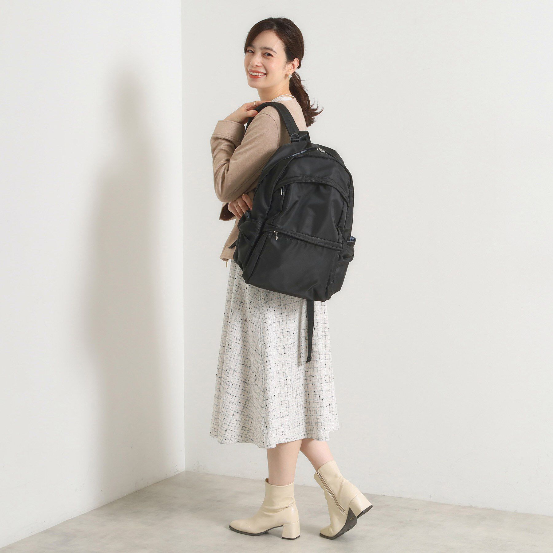 ITS&rsquo;DEMO「【撥水／12ポケット】リボンモチーフマザーズリュック」|リュック|