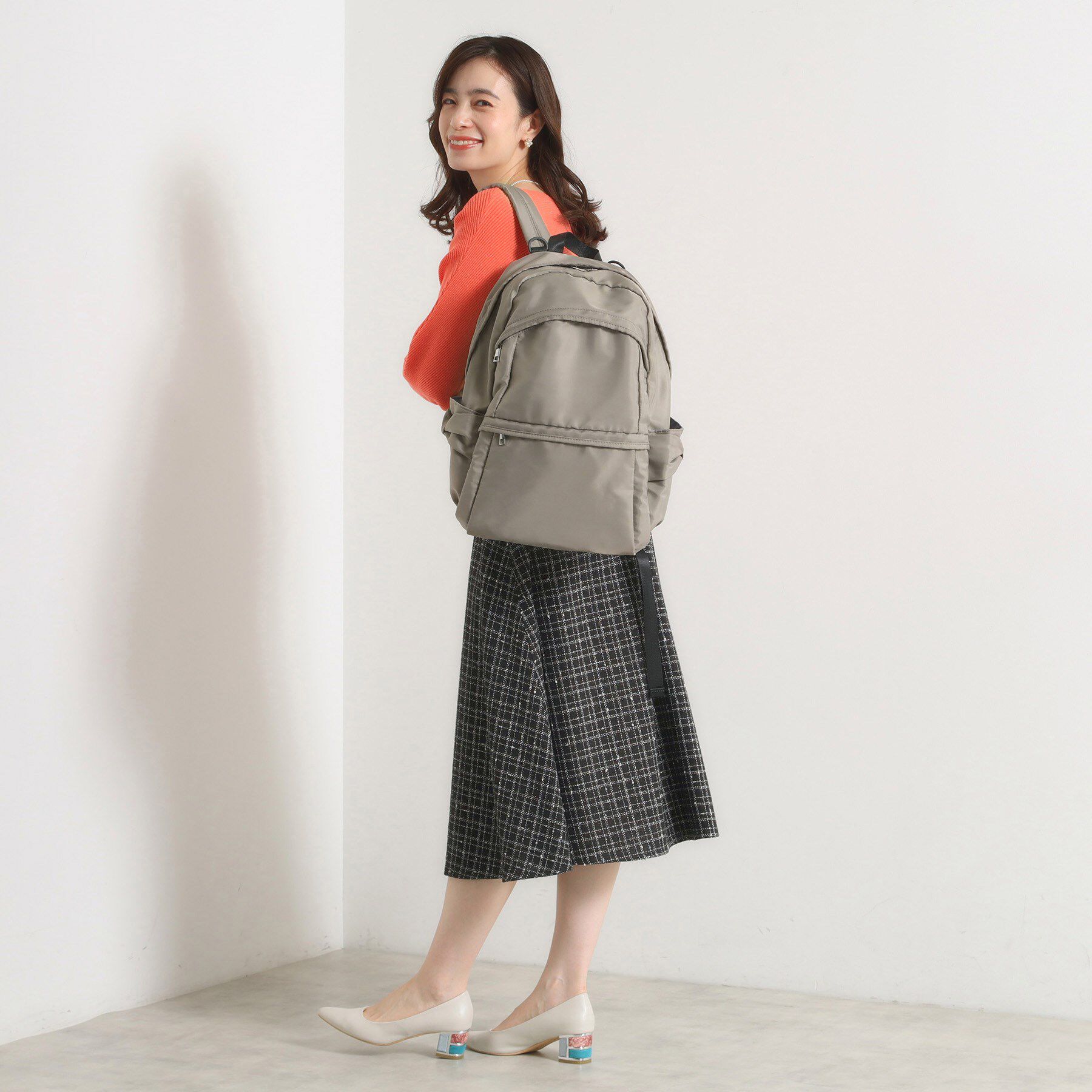 ITS&rsquo;DEMO「【撥水／12ポケット】リボンモチーフマザーズリュック」|リュック|